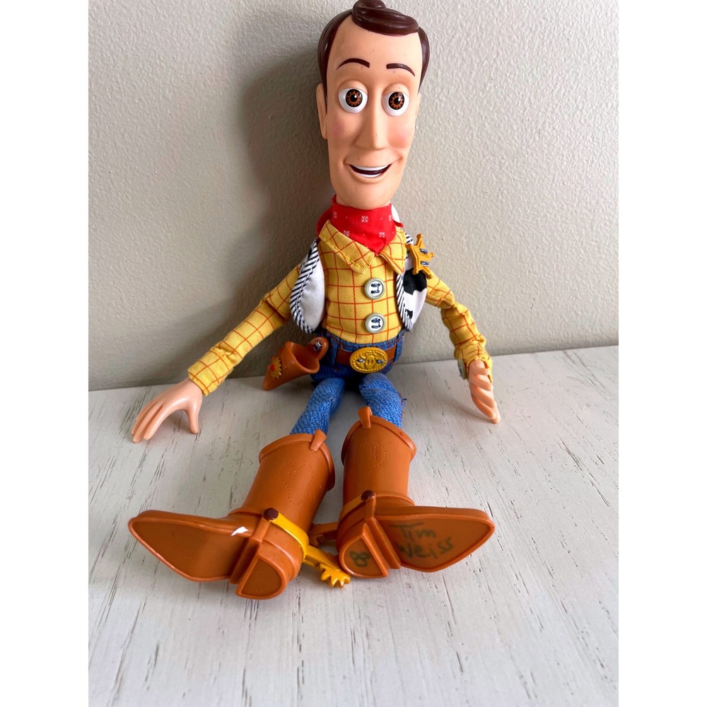 Vintage Toy Story Talking Woody Doll– 6 Phrases Thinkway Toys – Tested & Working